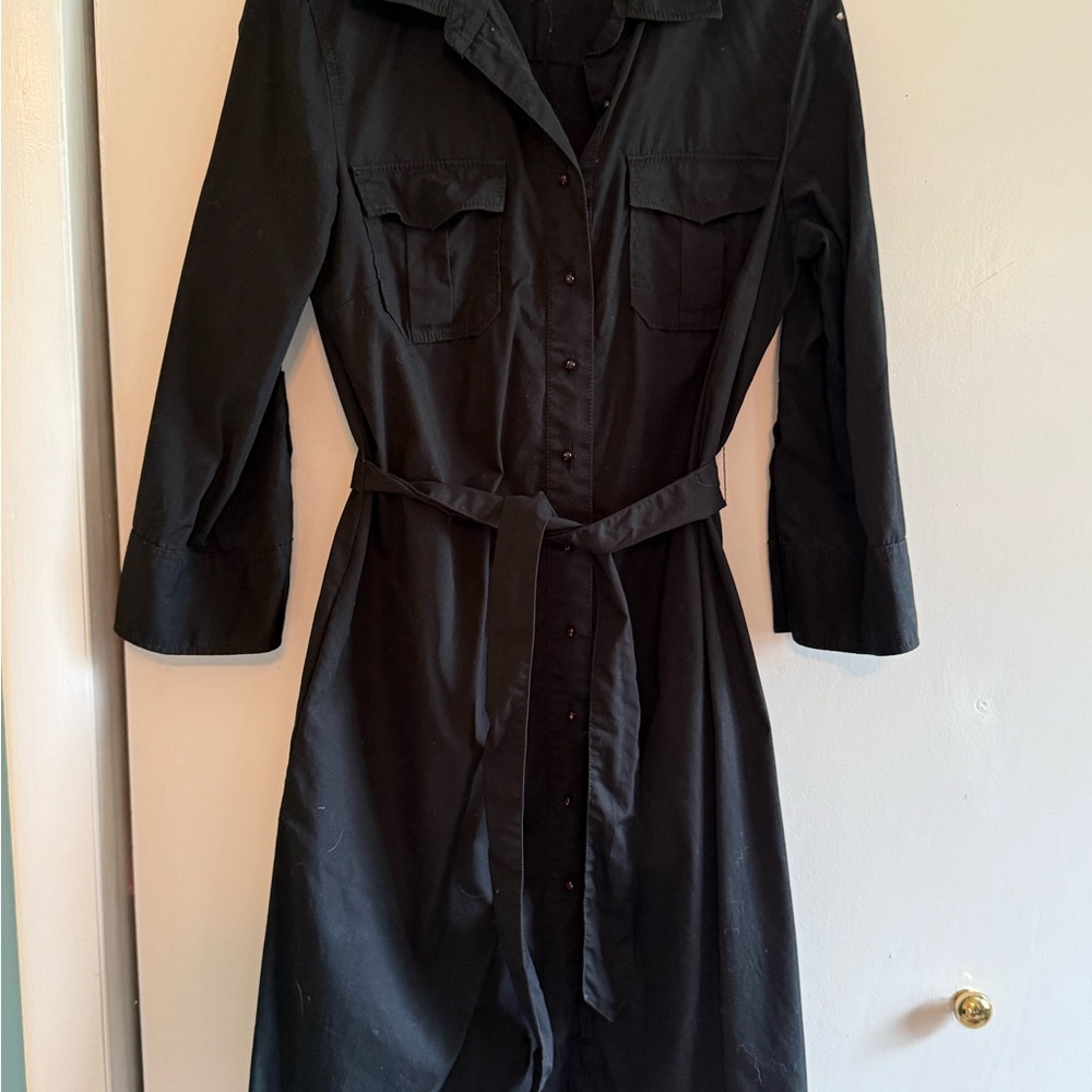 J.Crew Black Cotton Dress